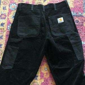 Black WIP Corduroy Carhartt pants 28x32